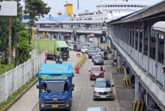 H-3 Lebaran Idul Fitri 2026, Kendaraan Truk Dominasi Penyeberangan Bakauheni - Merak