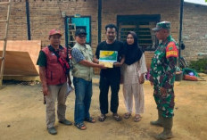 Rumah Warga Keputran Ludes Terbakar, Baznas Pringsewu Gerak Cepat Salurkan Bantuan