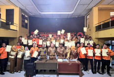 66 Pegawai PPPK Paruh Waktu BPBD Lampung Utara Terima SK