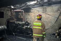 Dua Genset Hotel Arnes Rusak Dilalap Api, Kerugian Ditaksir Rp250 Juta
