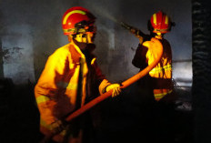 Korsleting Listrik Diduga Picu Kebakaran Sebuah Pondok Pesantren di Lampung Selatan