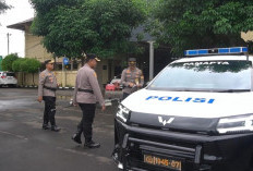 Mobil Listrik Wuling Darion dan Drone Polresta Bandar Lampung Berbasis Almatsus Mutakhir Dan Ramah Lingkungan 