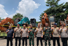 Tambang Emas Ilegal di Way Kanan, 24 Orang Diamankan Lengkap Puluhan Alat Berat