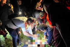Lewat Layanan Call Center 110, Polres Lampura Evakuasi Penemuan Mayat di Perkebunan Sawit 