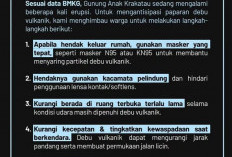 Sekretariat Kabinet RI Terbitkan Imbauan Antisipasi Paparan Abu Vulkanik Anak Krakatau, Warga Jangan Panik 