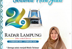 SMPN 38 BANDAR LAMPUNG MENGUCAPKAN SELAMAT HARI JADI RADAR LAMPUNG KE 26