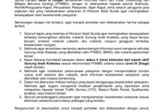 Polda Lampung Aktifkan Satgas Aman Nusa, Antisipasi Dampak Peningkatan Status Gunung Anak Krakatau