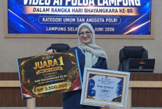 Mahasiswi COE Metaverse Teknokrat Juara 1 Lomba Kreatif Video AI Humas Polda Lampung