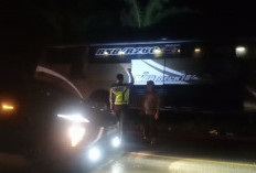 Bus Dibakar Massa di Jalan Lintas Sumatera Lampung Utara, Diduga Karena Sopir Kabur Usai Serempet Motor