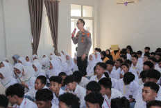 Ratusan Siswa Baru SMK Dapat Edukasi dari Polsek Abung, Tekankan Bahaya Narkoba dan Bullying