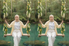 Viral! Hasil Prompt Gemini AI Ini Bikin Keren: Wanita Berhijab Duduk Tenang di Ayunan di Atas Air & penuh ikan