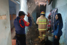 Kebakaran Melanda Rumah di Panjang, Kasur hingga Televisi Ludes Terbakar