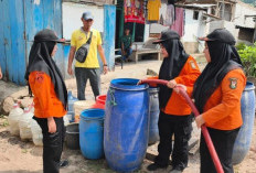 BPBD Bandar Lampung Distribusikan 345 Ribu Liter Air Bersih, Warga Waspadai Karhutla