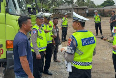Kendaraan Sumbu 3 Non Prioritas di Jalinsum Tulang Bawang Jadi Sasaran Operasi Penyekatan