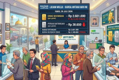 Pasar Logam Mulia Kompak Melemah, Harga Emas dan Perak Antam Hari Ini Anjlok