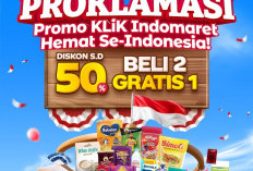 Semarak Kemerdekaan, Klik Indomaret Tebar Promo Proklamasi: Diskon 50 Persen Hingga Beli 2 Gratis 1