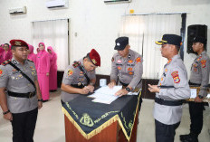 Dua Pejabat Polres Lampura Berganti, Kapolres Pimpin Sertijab