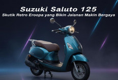 Harga Suzuki Saluto 125, Skutik Retro Italia Bergaya Eropa yang Bikin Penasaran
