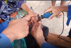 Aksi Sigap Damkarmat Metro Selamatkan Jari Balita Dari Jerat Baut Baja