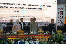 HUT ke-344 Bandar Lampung, Walikota dan Gubernur Kompak Serukan Semangat Indonesia Emas