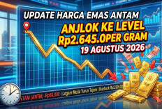 Update Harga Emas Antam 19 Agustus 2026: Anjlok Ke Level Rp2.645.000 per Gram