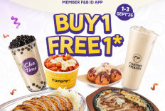 Banjir Promo, Chatime Beli 1 Gratis 1 Hari Pelanggan Nasional 2026 Untuk Pembelian Instore F&B ID App