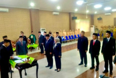 Gerbong Pejabat Pringsewu Bergerak, Bupati Riyanto Lantik 10 Pimpinan Tinggi Pratama