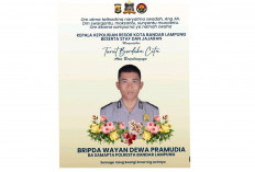 Polresta Bandar Lampung Kembali Berduka: Bripda Wayan Gugur Setelah Enam Hari Kritis di ICU