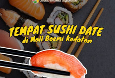 Kantongi Sertifikat Halal Indonesia, Ini Tiga  Rekomendasi Sushi Date Di Mall Boemi Kedaton 
