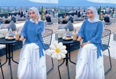 Gemini AI Hadirkan Potret Lifestyle Realistis di Kafe Rooftop, Tampilkan Gaya Hijab Feminin yang Natural