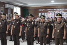 Tiga Pejabat Baru Kejari Bandar Lampung Resmi Dilantik, Ini Daftarnya 