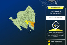 Peringatan Dini dari BMKG Lampung 5 Juli 2026: Hujan Lebat hingga Angin Kencang Intai Lamtim Pagi Ini