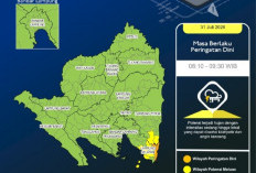 Peringatan Dini BMKG, Lampung Selatan dan Lamtim Berpotensi Hujan Lebat?