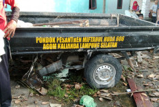 Mobil Pikap Hantam Rumah Warga Di Lampung Selatan, 2 Orang Tewas dan 5 Luka-Luka