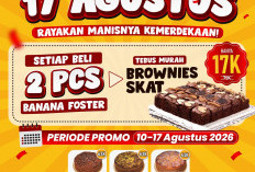 Bikin Melongo, Dari Rp75 Ribu Jadi Cuma Rp17 Ribu, Intip Syarat Tebus Murah Brownies di Lampung Banana Foster 