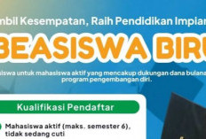 Resmi Dibuka! Beasiswa BIRU 2026 Hadir Dukung Mahasiswa Aktif Raih Pendidikan Impian