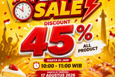Sambut HUT RI, Jaya Bakery Pangkas Harga Seluruh Produk 45 Persen Selama Satu Jam