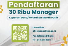 Sisa 4 Hari Lagi! Link Pendaftaran Kopdes Merah Putih 2026, Simak Tata Cara Daftar Rekrutmen Manajer 2026
