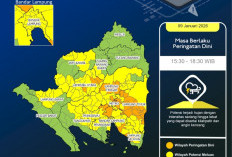 Cuaca Ekstrem Berpotensi Terjadi Tiga Hari ke Depan, Warga Lampung Diminta Waspada Bencana Hidrometeorologi