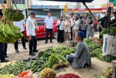 Ngabuburit di Pasar Jatimulyo, Mirza Cek URC Drainase Sambil Borong Sayuran