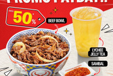 Update Promo Payday Yoshinoya, Tawarkan Diskon 50 Persen Paket Beef Bowl
