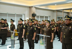 Penyegaran Organisasi, Kajati Lampung Lantik Asintel, Aspidsus, dan Kajari Pringsewu