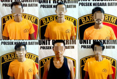 Curi 280 Tandan Sawit di PT BNCW, Enam Pria Diamankan Polsek Negara Batin