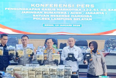 Modus Mobil Muatan Jengkol, Polres Lampung Selatan Bongkar Penyelundupan Sabu 122,51 Kg