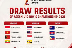 Hasil Drawing ASEAN U-19 Boys Championship 2026, Indonesia Satu Grup dengan Vietnam