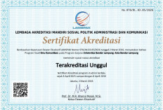 Prodi Ilmu Komunikasi UBL Raih Akreditasi Unggul Dari LAMSPAK