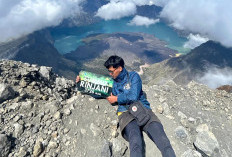 Terinspirasi Film, Pemuda Way Kanan Ini Tekuni Hobi Naik Gunung