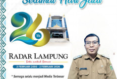 SMKN 6 BANDAR LAMPUNG  MENGUCAPKAN SELAMAT HARI JADI RADAR LAMPUNG KE 26