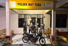 Gasak Satria FU di Ruang Samping Rumah, Warga Tubaba Diciduk Tekab 308 Polsek Way Tuba