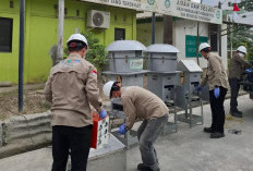 DLH Lampung Ambil Sampel Udara di Panjang, Produksi Semen Baturaja Dihentikan